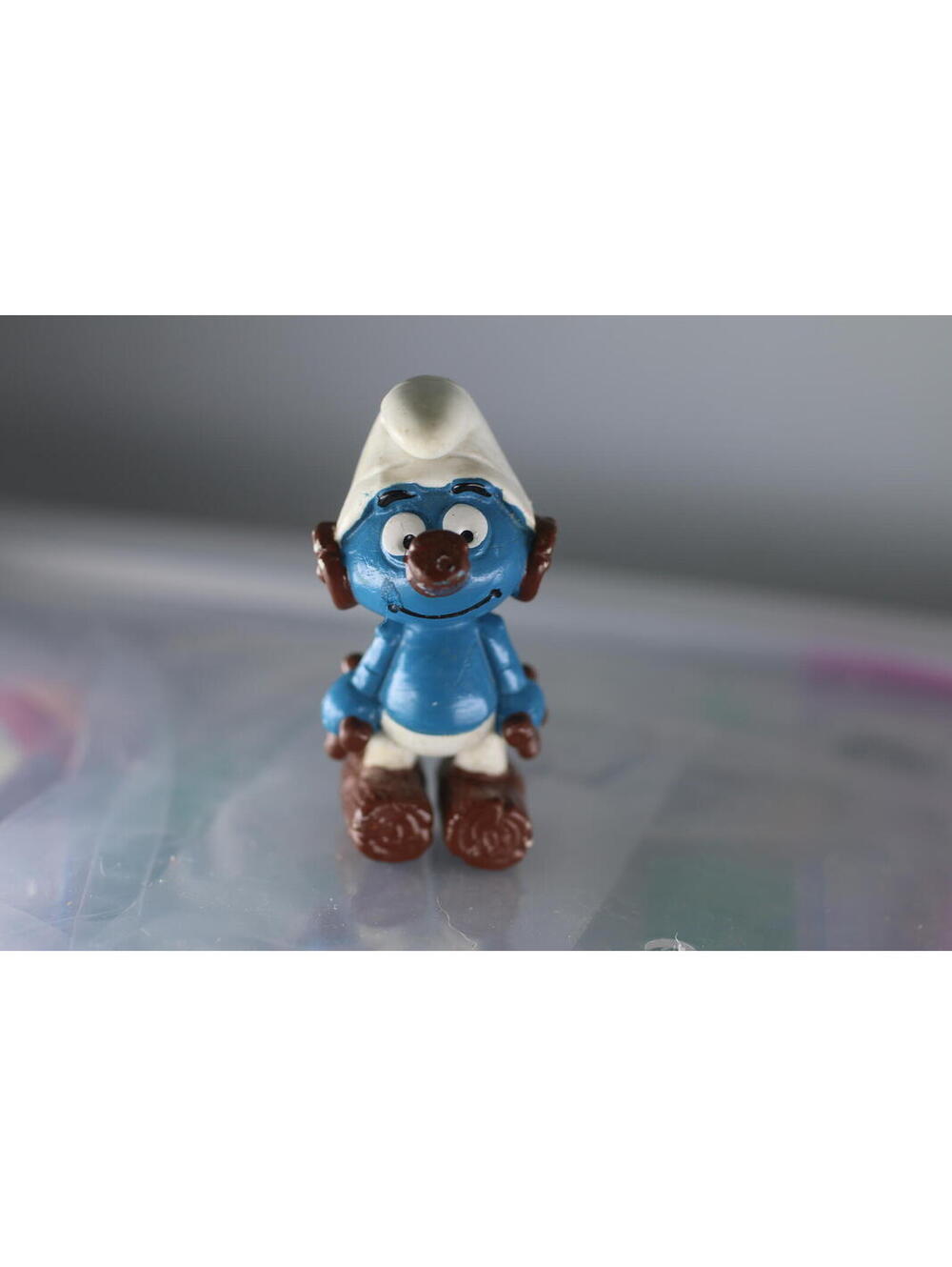 © 1983 Clockwork Smurf PVC Figure or Cake Topper by Schleich Vintage
